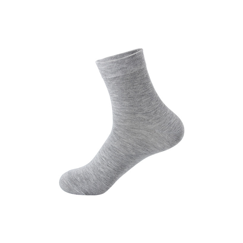 10 Pairs Plain Ankle Socks 200 Pins Cotton Men